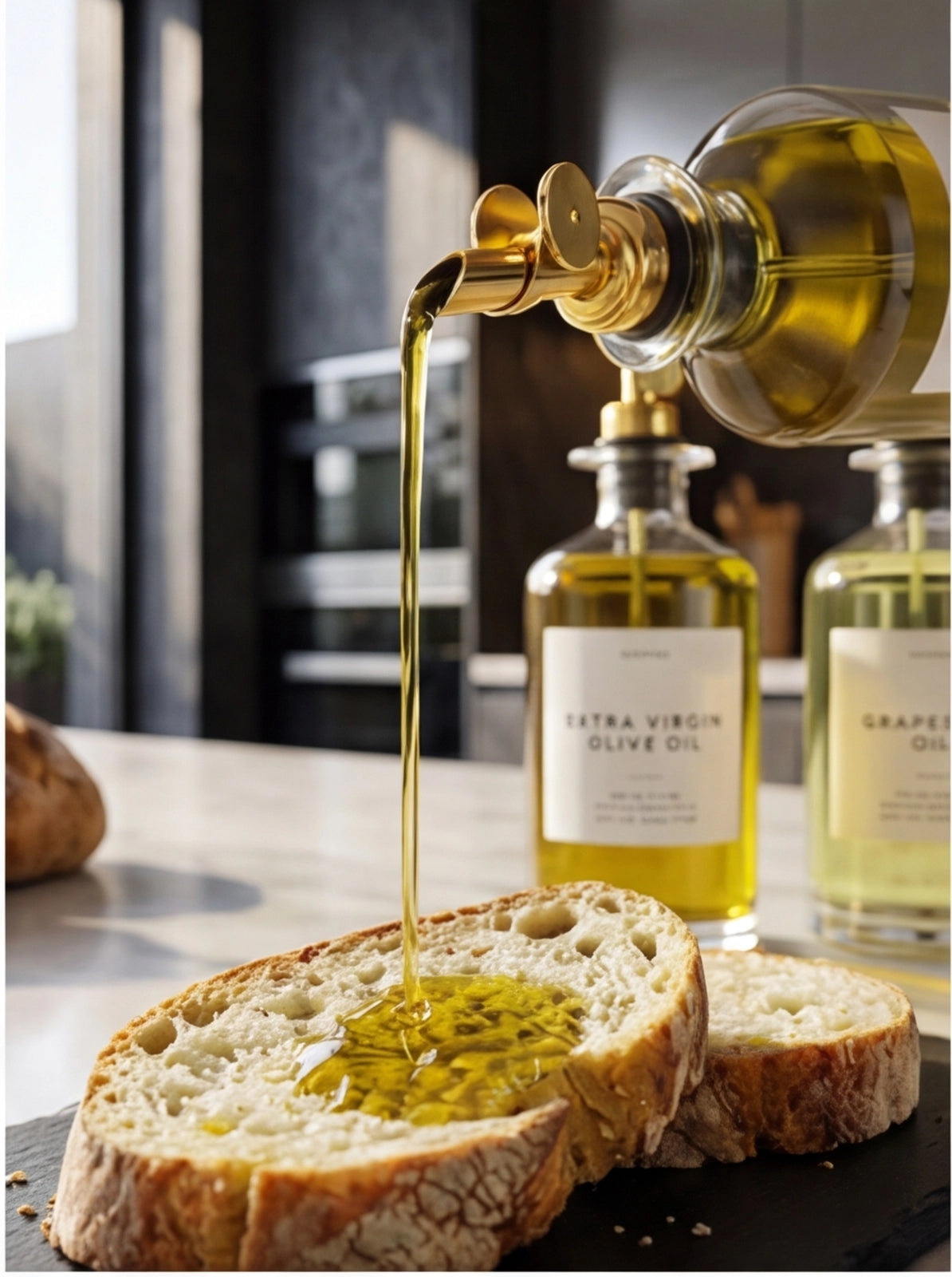 Kaizen PrecisionPour – Glas Ölspender mit Dosierausgießer