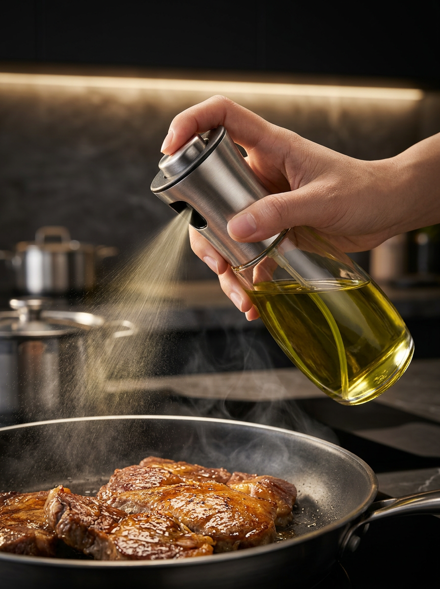 Kaizen OilControl - Präzisions Ölsprüher aus Glas