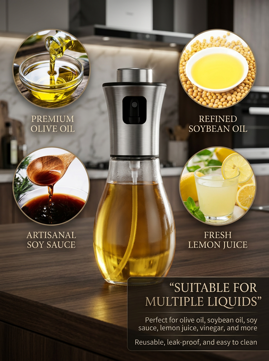 Kaizen OilControl - Präzisions Ölsprüher aus Glas